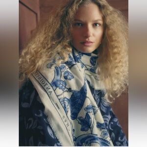 Sézane x Antoinette Poisson scarf, NWT